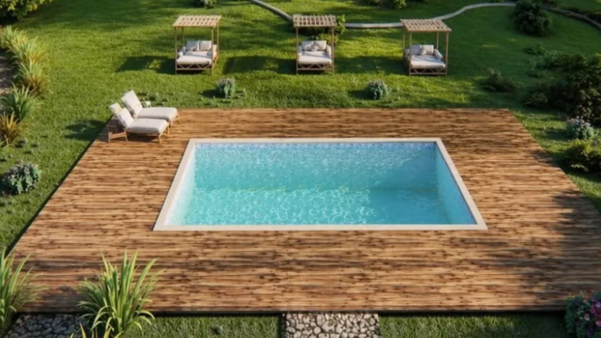 Ambiente residencial ao anoitecer em projeto de Marileide Oliveira